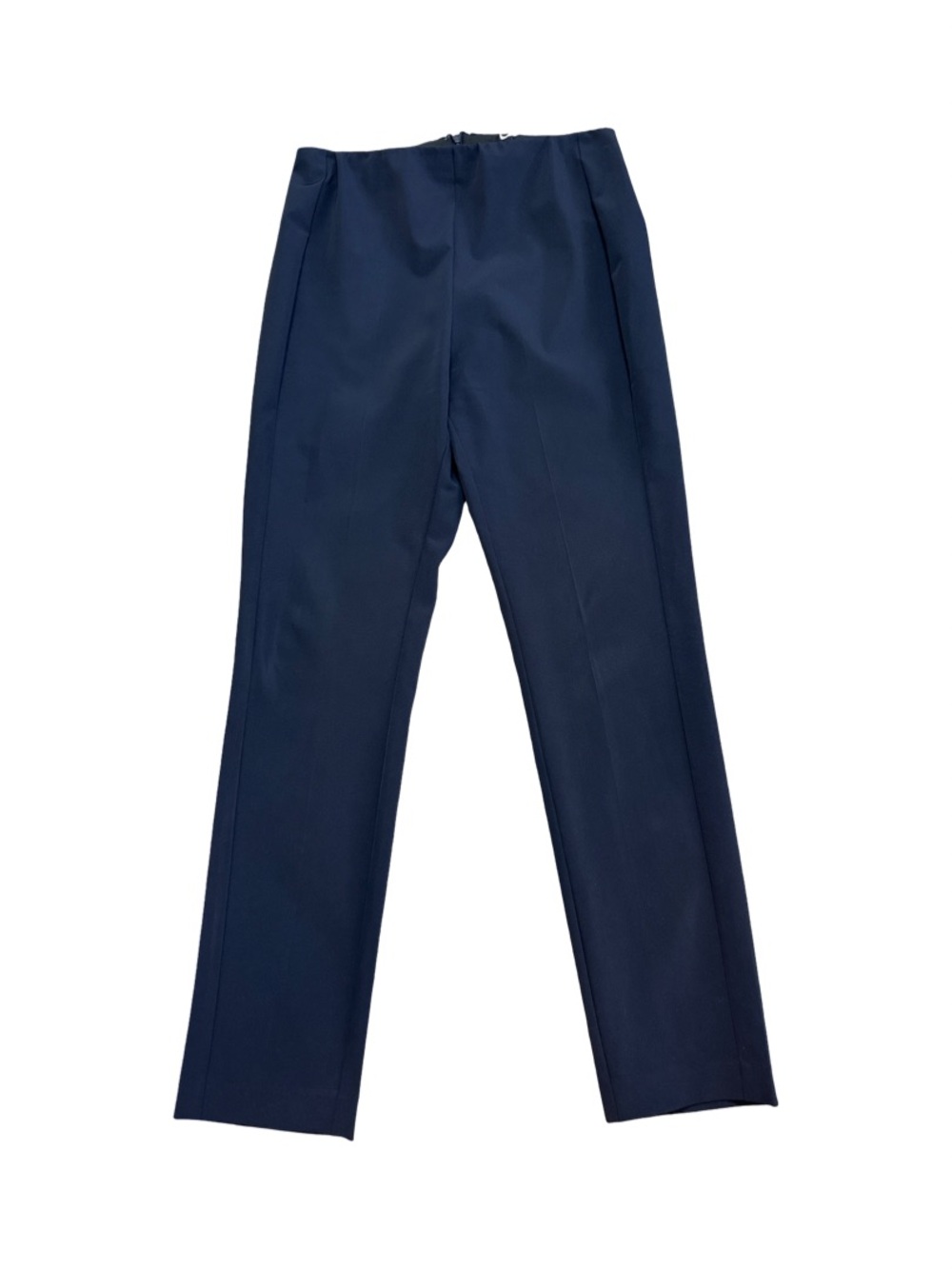 Theory Navalane Becker Navy Blue Stretch Slim Cigarette Pants Women's Size 8
